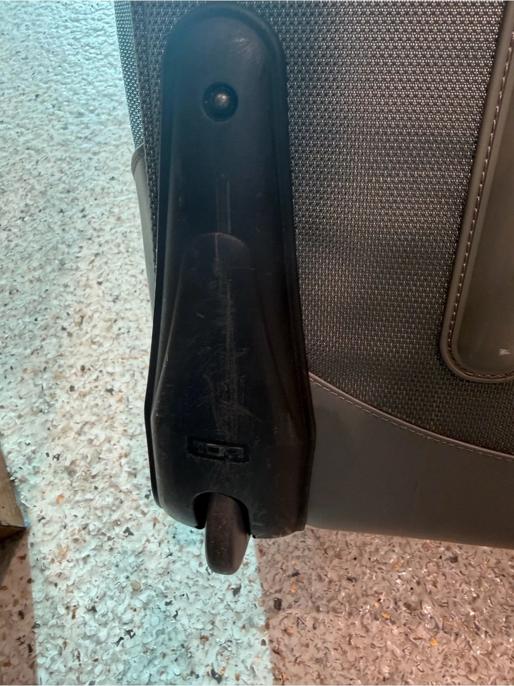 Tumi Alpa Bravo Series Gray/Black Upright Rolling Carry-On